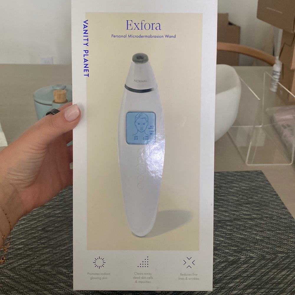 VANITY PLANET Exfora Personal Microdermabrasion Wand-new! Never used